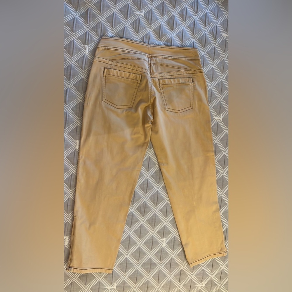 Y2k vintage DKNY Jeans cropped in Beige size 4 - Picture 7 of 11